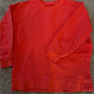 lululemon athletica Red Sweatshirt